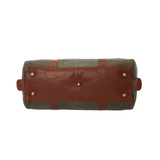 TÚI DU LỊCH DA CALFSKIN 1001-2 SV - PEWTER GREEN - MEDICI OF FLORENCE - SẢN XUẤT THỦ CÔNG TẠI ITALIA