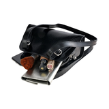 TÚI ĐEO CHÉO DA CALFSKIN 2120 - Black -  MEDICI OF FLORENCE - SẢN XUẤT THỦ CÔNG TẠI ITALIA