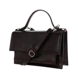 TÚI QUAI XÁCH DA CALFSKIN 2420 - Heritage Brown -  MEDICI OF FLORENCE - SẢN XUẤT THỦ CÔNG TẠI ITALIA