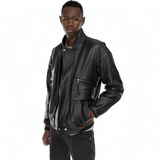 ORDER ÁO KHOÁC BOMBER DA CAO CẤP SẢN XUẤT THỦ CÔNG - ITALY LEATHER - NHẬP KHẨU CHÍNH NGẠCH TỪ Ý