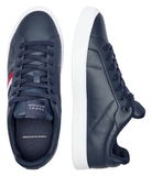 GIÀY SNEAKER NAM MÀU XANH THAN - TOMMY HILFIGER - NHẬP KHẨU CHÍNH HÃNG TỪ Ý