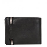 VÍ DA THẬT NAM MÀU ĐEN 4187602-10 – GIANNI CONTI - SẢN XUẤT THỦ CÔNG TẠI ITALY