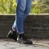 GIÀY BOOTS DA NAM (DA THẬT) MÀU ĐEN - DUCA DI MORRONE - SẢN XUẤT TẠI ITALY