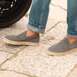 GIÀY LƯỜI DA LỘN NAM CAO CẤP (DA THẬT) - DUCA DI MORRONE - SẢN XUẤT TẠI ITALY