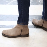 GIÀY BOOTS DA LỘN NAM (DA THẬT) - DUCA DI MORRONE - SẢN XUẤT TẠI ITALY