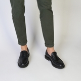 GIÀY LƯỜI DA NAM (DA THẬT) - DUCA DI MORRONE - SẢN XUẤT TẠI ITALY