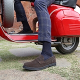 GIÀY DA LỘN NAM (DA THẬT) - DUCA DI MORRONE - SẢN XUẤT TẠI ITALY