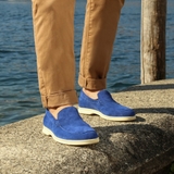 GIÀY LƯỜI DA LỘN NAM (DA THẬT) - DUCA DI MORRONE - SẢN XUẤT TẠI ITALY