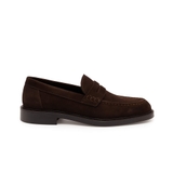 GIÀY LƯỜI DA LỘN NAM (DA THẬT) MÀU NÂU - DUCA DI MORRONE - SẢN XUẤT TẠI ITALY