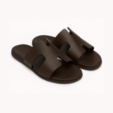 DÉP NAM DA THẬT CAO CẤP MÀU NÂU - DUCA DI MORRONE - SẢN XUẤT TẠI ITALY