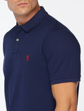 ÁO POLO NAM SLIM FIT MÀU XANH BLUE 710795080007 - RALPH LAUREN - NHẬP KHẨU CHÍNH HÃNG TỪ CHLB ĐỨC