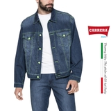 ÁO KHOÁC DENIM NAM MÀU XANH – CARRERA JEANS - NHẬP KHẨU CHÍNH HÃNG TỪ Ý