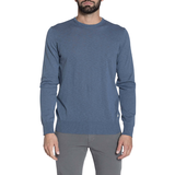 ÁO LEN DỆT KIM NAM COTTON DÀI TAY XANH DƯƠNG ĐẬM - CARRERA JEANS - NHẬP KHẨU CHÍNH HÃNG TỪ ITALIA