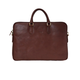 TÚI ĐỰNG LAPTOP DA CALFSKIN 110 - Heritage Brown -  MEDICI OF FLORENCE - SẢN XUẤT THỦ CÔNG TẠI ITALIA