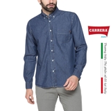 ÁO SƠ MI DENIM CLASSIC NAM XANH BLUE – CARRERA JEANS - NHẬP KHẨU CHÍNH HÃNG TỪ Ý