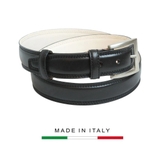 DÂY LƯNG DA NAM MÀU ĐEN 513905NE * 05Ne– OLD ANGLER - SẢN XUẤT THỦ CÔNG TỪ ITALY