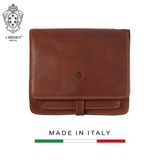 TÚI ĐEO CHÉO NAM DA THẬT Vegetable-Tanned Calfskin 1605-Brown -  MEDICI OF FLORENCE - SẢN XUẤT THỦ CÔNG TẠI ITALY