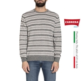 ÁO LEN NAM DÀI TAY KẺ NGANG CỔ TRÒN - CARRERA JEANS - NHẬP KHẨU CHÍNH HÃNG TỪ ITALIA