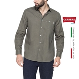 ÁO SƠ MI DÀI TAY NAM HỖN HỢP LANH VÀ COTTON – CARRERA JEANS - NHẬP KHẨU CHÍNH HÃNG TỪ Ý