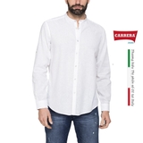ÁO SƠ MI NAM HỖN HỢP LANH VÀ COTTON – CARRERA JEANS - NHẬP KHẨU CHÍNH HÃNG TỪ Ý