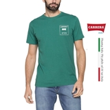 ÁO THUN NAM CỘC TAY BASIC MÀU XANH LÁ IN LOGO – CARRERA JEANS - NHẬP KHẨU CHÍNH HÃNG TỪ Ý