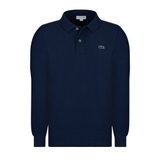 ÁO POLO LACOSTE NAM CHÍNH HÃNG DÀI TAY MÀU XANH NAVY - NHẬP KHẨU TỪ CHLB ĐỨC