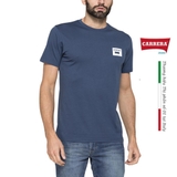 ÁO THUN NAM CỘC TAY BASIC MÀU XANH SẪM DENIM IN LOGO – CARRERA JEANS - NHẬP KHẨU CHÍNH HÃNG TỪ Ý