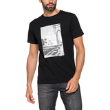 ÁO THUN NAM CỘC TAY MÀU ĐEN – CARRERA JEANS - NHẬP KHẨU CHÍNH HÃNG TỪ Ý