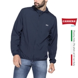 ÁO KHOÁC GIÓ NAM CÓ MŨ MÀU XANH THAN – CARRERA JEANS - NHẬP KHẨU CHÍNH HÃNG TỪ Ý
