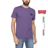 ÁO THUN NAM CỘC TAY BASIC MÀU TÍM IN LOGO – CARRERA JEANS - NHẬP KHẨU CHÍNH HÃNG TỪ Ý