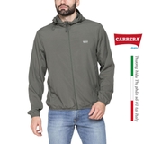 ÁO KHOÁC GIÓ NAM CÓ MŨ MÀU XANH GREEN – CARRERA JEANS - NHẬP KHẨU CHÍNH HÃNG TỪ Ý