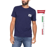 ÁO THUN NAM CỘC TAY BASIC MÀU XANH IN LOGO – CARRERA JEANS - NHẬP KHẨU CHÍNH HÃNG TỪ Ý