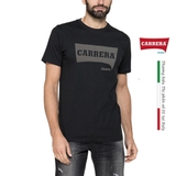 ÁO THUN NAM CỘC TAY BASIC MÀU ĐEN IN LOGO – CARRERA JEANS - NHẬP KHẨU CHÍNH HÃNG TỪ Ý