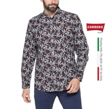 ÁO SƠ MI DÀI TAY NAM HỖN HỢP LANH VÀ COTTON – CARRERA JEANS - NHẬP KHẨU CHÍNH HÃNG TỪ Ý