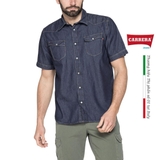ÁO SƠ MI NAM CỘC TAY VẢI DENIM NHẸ – CARRERA JEANS - NHẬP KHẨU CHÍNH HÃNG TỪ Ý
