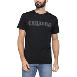 ÁO THUN NAM CỘC TAY BASIC MÀU ĐEN IN LOGO – CARRERA JEANS - NHẬP KHẨU CHÍNH HÃNG TỪ Ý