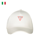 MŨ LƯỠI TRAI UNISEX MÀU TRẮNG - GUESS JEANS - NHẬP KHẨU CHÍNH HÃNG TỪ Ý