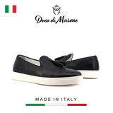 GIÀY LƯỜI DA NAM (DA THẬT) - DUCA DI MORRONE - SẢN XUẤT TẠI ITALY