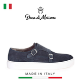 GIÀY THỂ THAO DA LỘN NAM KHÓA ĐÔI (DA THẬT) - DUCA DI MORRONE - SẢN XUẤT TẠI ITALY
