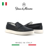 GIÀY LƯỜI DA NAM (DA THẬT) - DUCA DI MORRONE - SẢN XUẤT TẠI ITALY