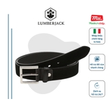 THẮT LƯNG DA THẬT NAM MÀU ĐEN - LUMBERJACK - NHẬP KHẨU CHÍNH HÃNG TỪ Ý