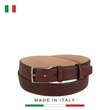 THẮT LƯNG DA THẬT NAM 915251-35-DARK BROWN - GIANNI CONTI - SẢN XUẤT THỦ CÔNG TỪ ITALIA