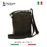 TÚI ĐEO CHÉO MÀU ĐEN 031191NE - 91Ne – OLD ANGLER - SẢN XUẤT THỦ CÔNG TỪ ITALY