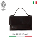 TÚI QUAI XÁCH DA CALFSKIN 2420 - Heritage Brown -  MEDICI OF FLORENCE - SẢN XUẤT THỦ CÔNG TẠI ITALIA