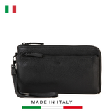 CLUTCH DA THẬT NAM MÀU ĐEN 1812216 - LOIS - Black – GIANNI CONTI - SẢN XUẤT THỦ CÔNG TỪ ITALY