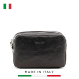 CLUTCH NAM MÀU ĐEN WILMA – GIANNI CONTI - SẢN XUẤT THỦ CÔNG TỪ ITALY