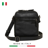 TÚI ĐEO CHÉO DA THẬT MÀU ĐEN 4952592-10 - GIANNI CONTI - SẢN XUẤT THỦ CÔNG TỪ ITALY