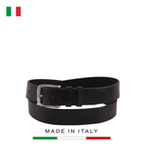 THẮT LƯNG DA THẬT NAM 5155445-40-Black - GIANNI CONTI - SẢN XUẤT THỦ CÔNG TỪ ITALIA