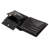 VÍ DA THẬT NAM MÀU ĐEN 9407023-10 – GIANNI CONTI - SẢN XUẤT THỦ CÔNG TẠI ITALY