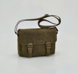 TÚI ĐEO CHÉO DA THẬT MÀU NÂU 964158-20 - GIANNI CONTI - SẢN XUẤT THỦ CÔNG TỪ ITALY